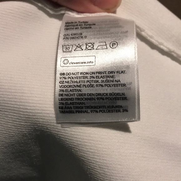 H&M white cross strap knit crop top - Picture 5 of 5